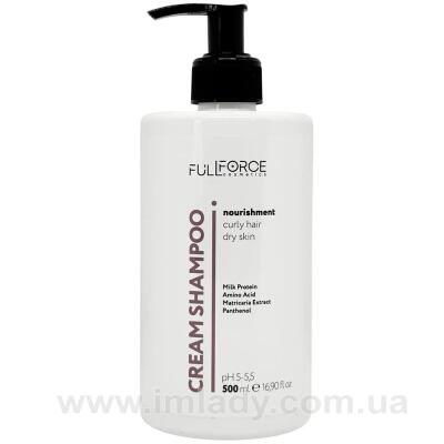 Шампунь для кучерявого волосся Full Force cream shampoo curly hair 500 мл